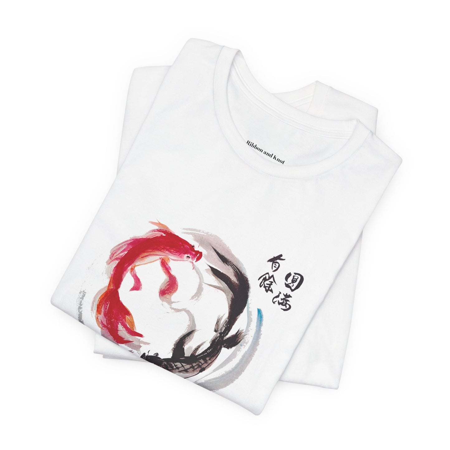 Taichi Yin Yang Zen Koi Fish Soft T-Shirt