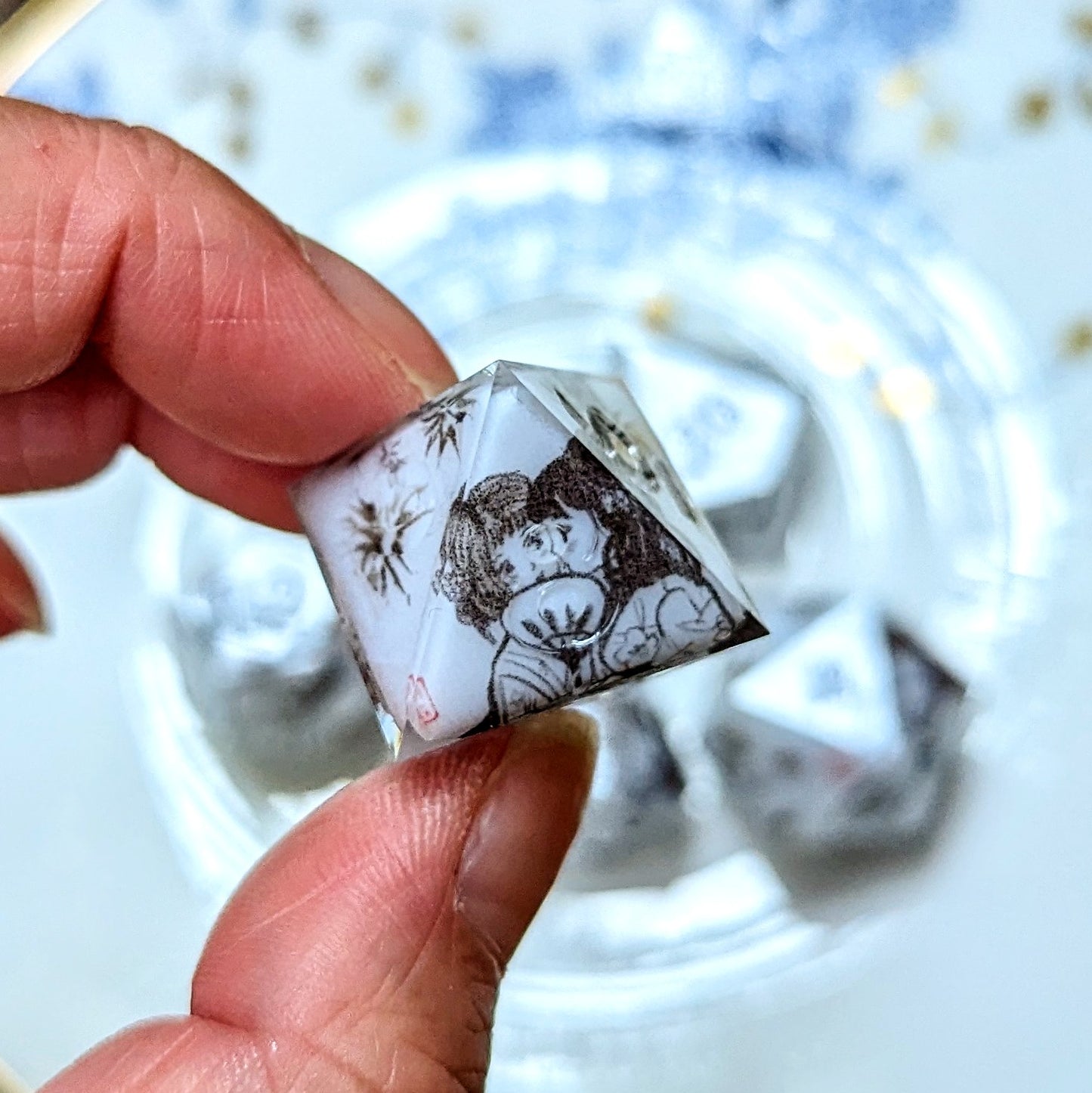 Hanabi in Kimono Washi Tape Dice Set