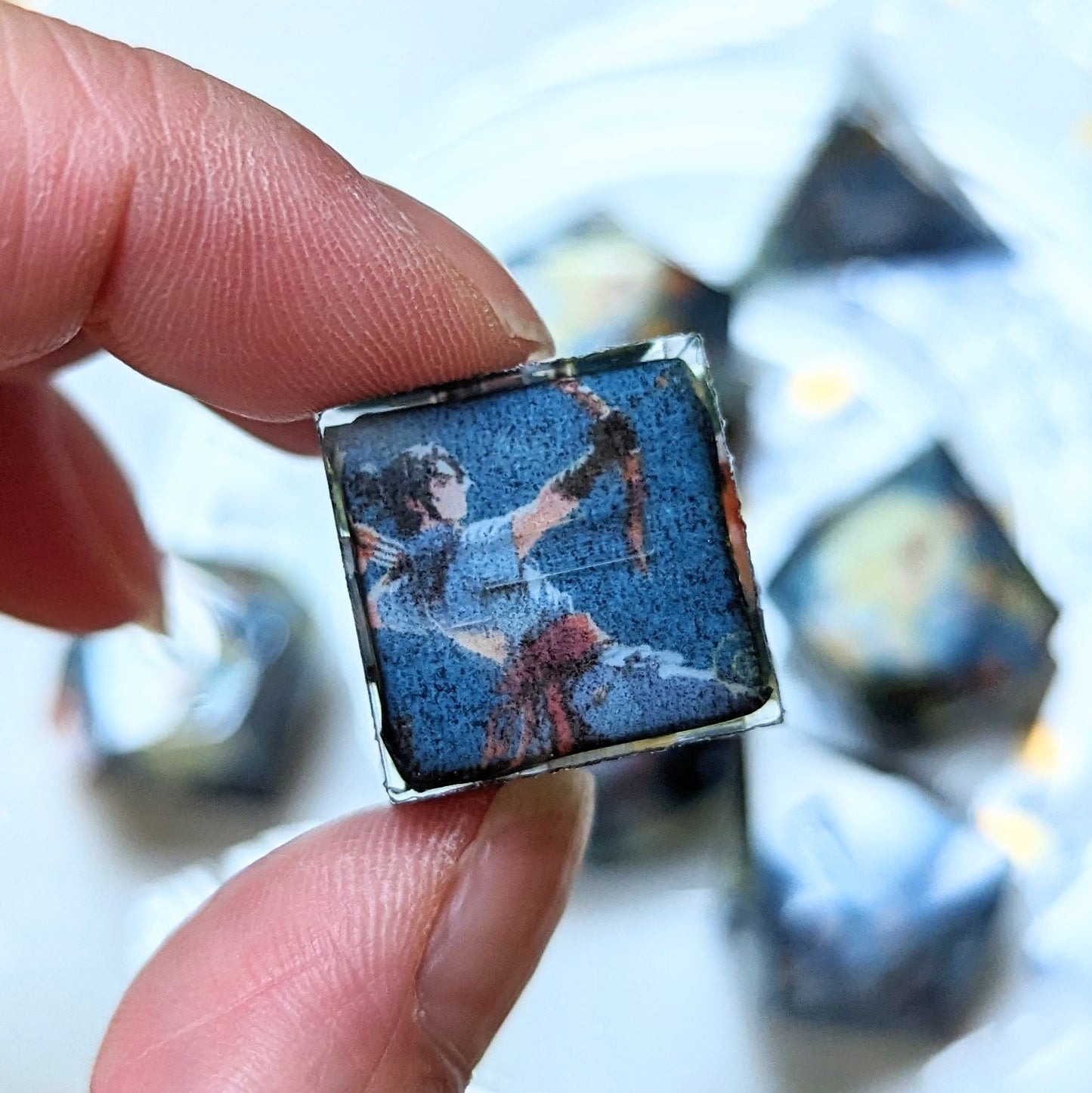 Chang'e and Houyi Washi Tape Dice Set