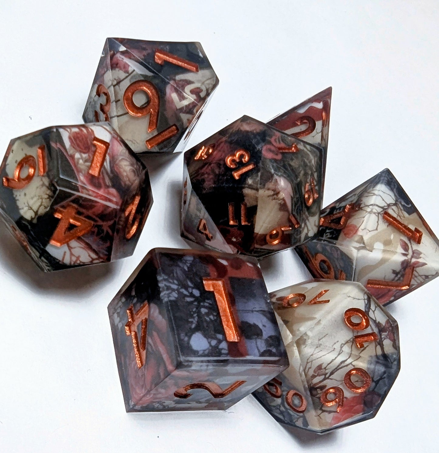 Gothic Rose Washi Tape Dice Set