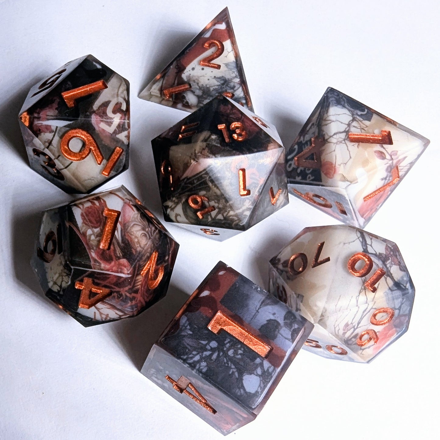 Gothic Rose Washi Tape Dice Set