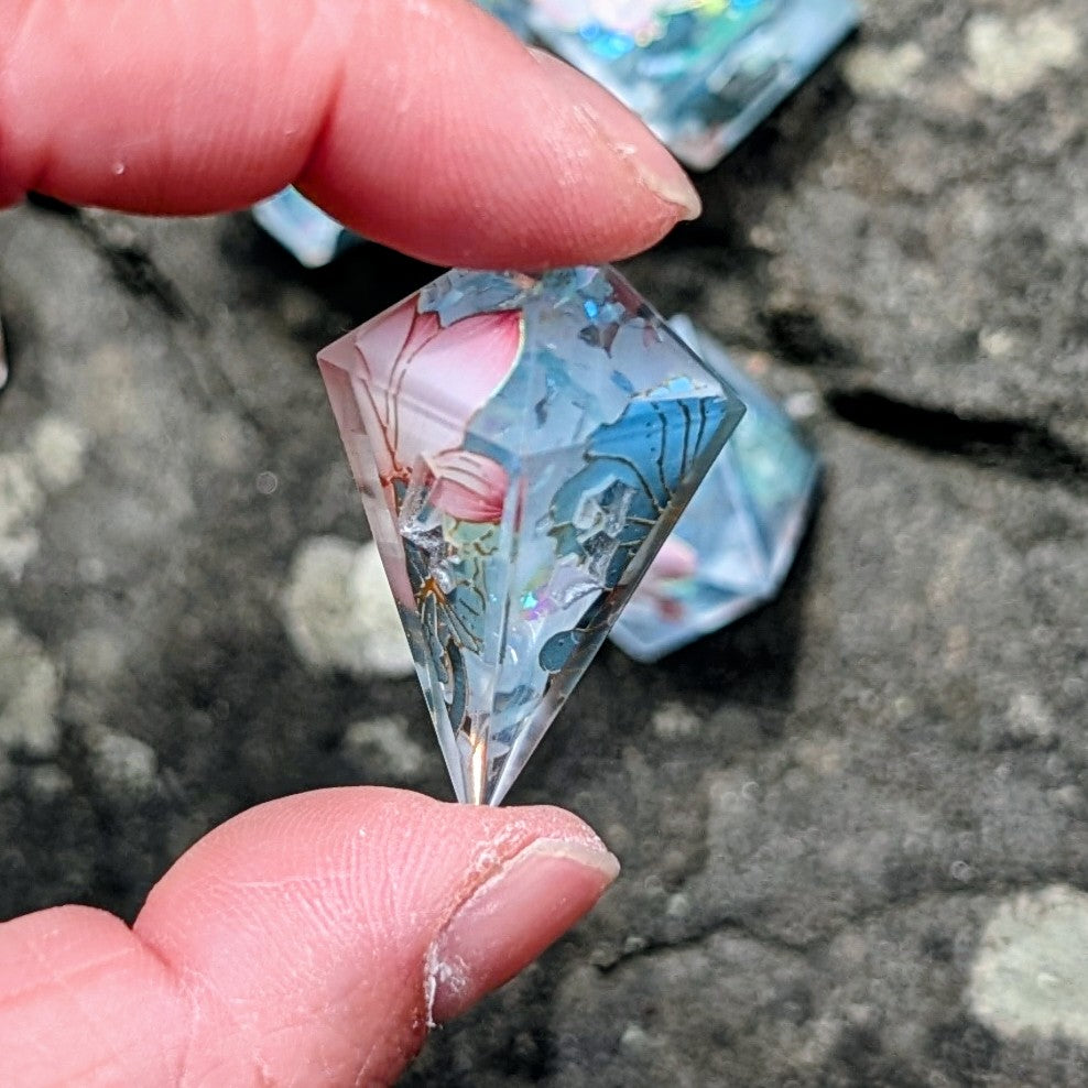 Lotus Reflection Dice Set with Alt Shapes