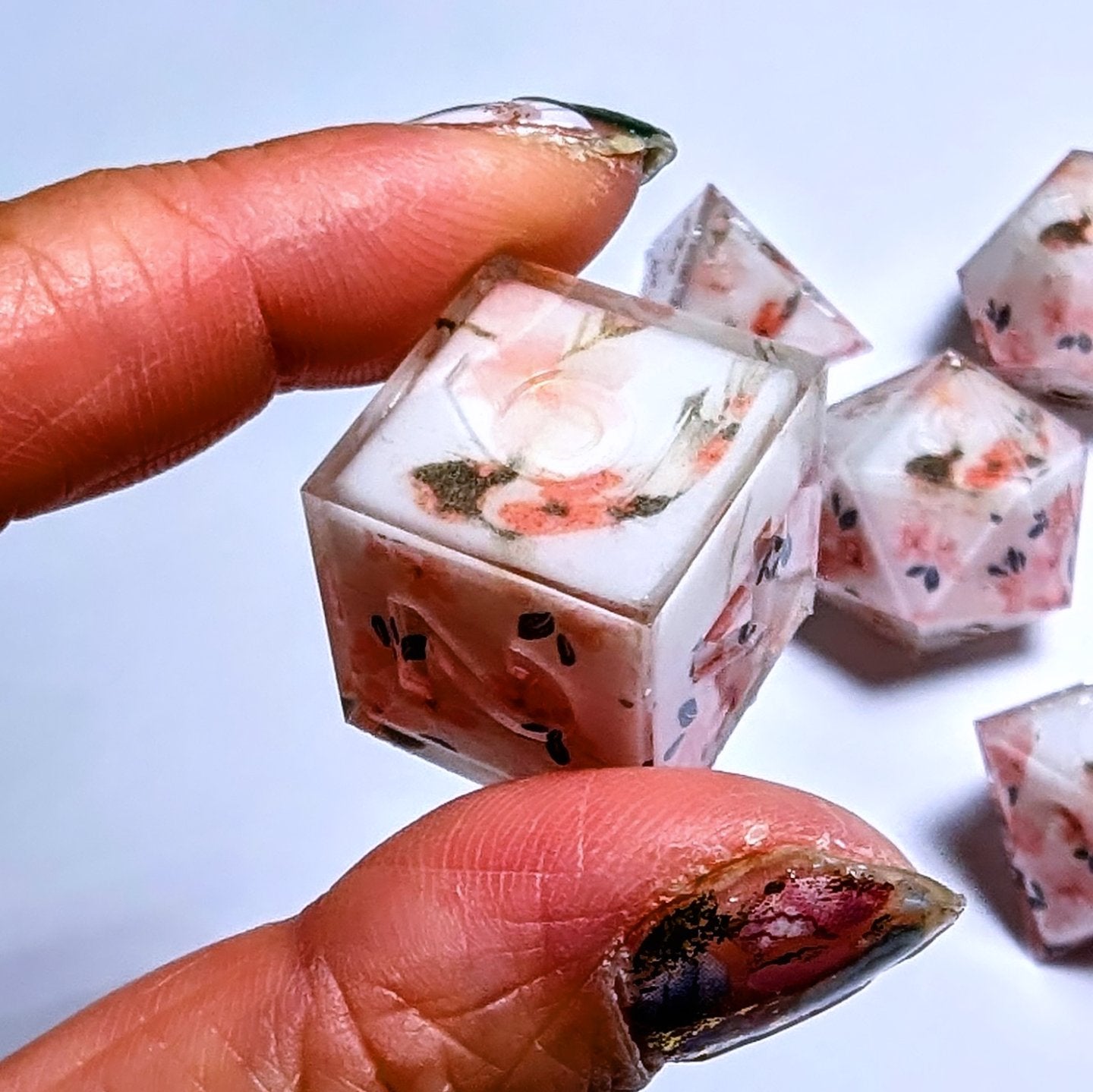 Sakura Koi Red Washi Tape Dice Set