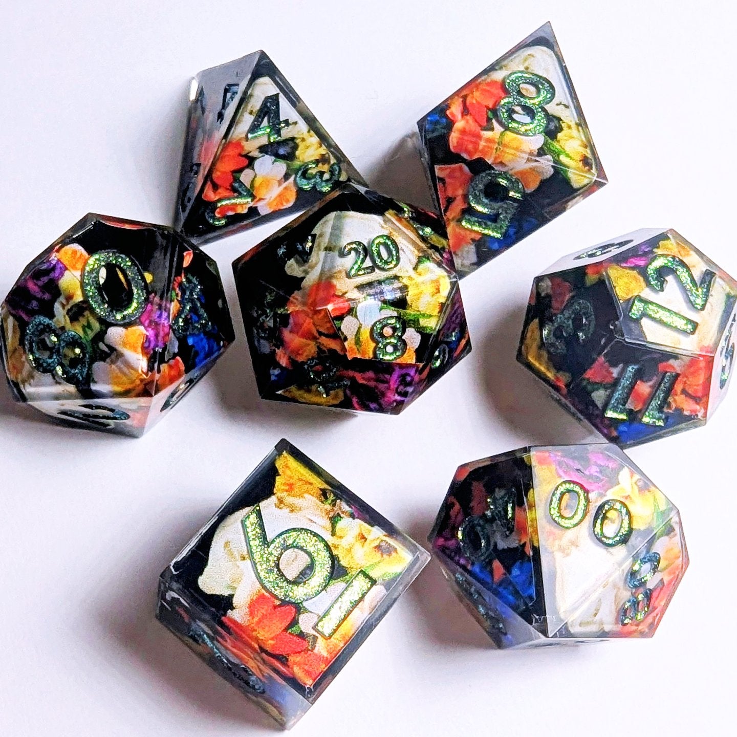 Memento Mori Tigris Bengal Washi Tape Dice Set