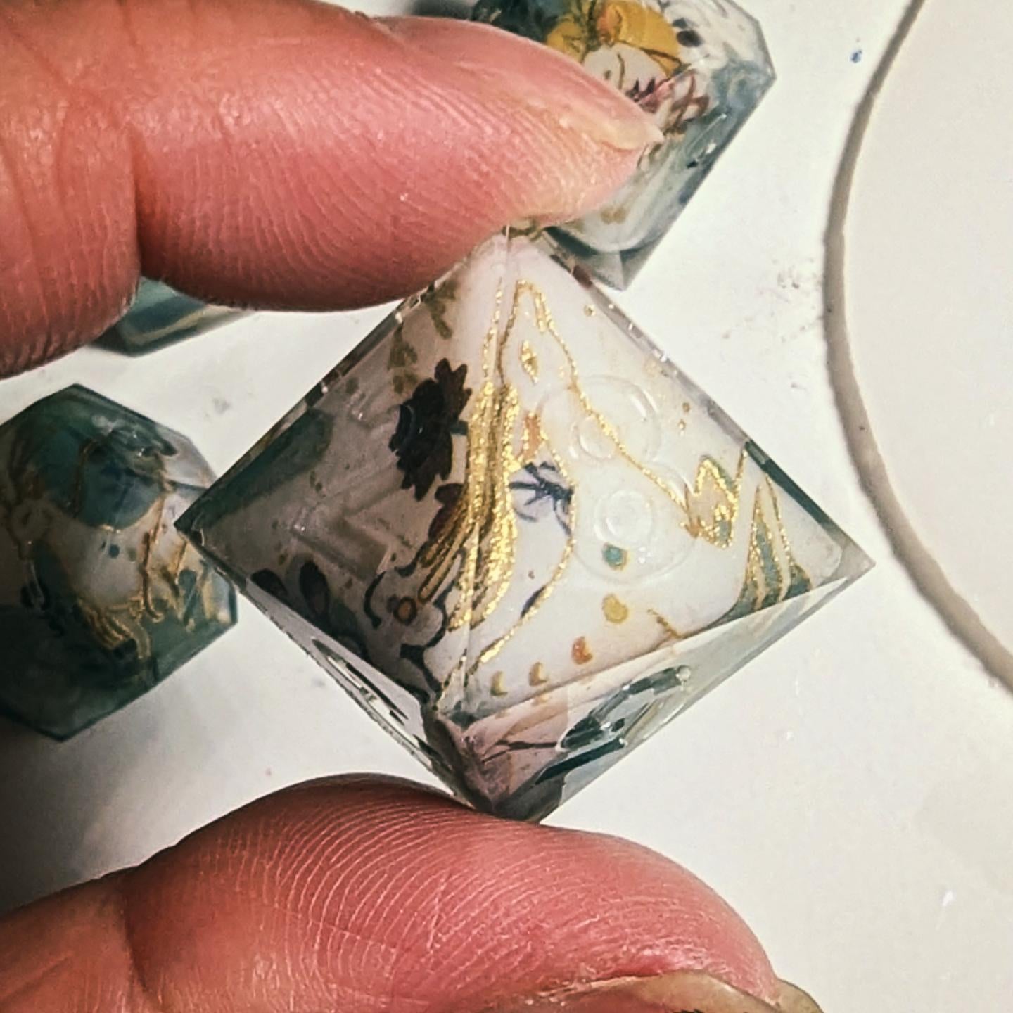 Moonlight Deer Washi Tape Dice Set
