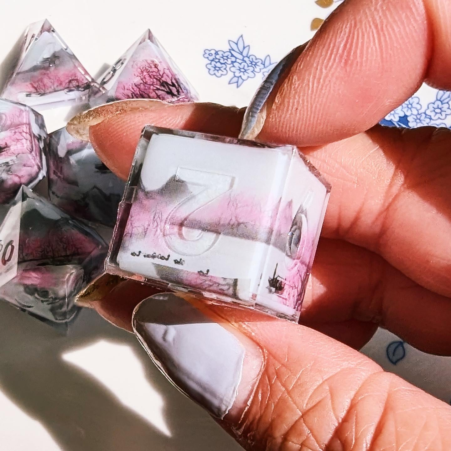 Traveling Water Washi Tape Dice Set