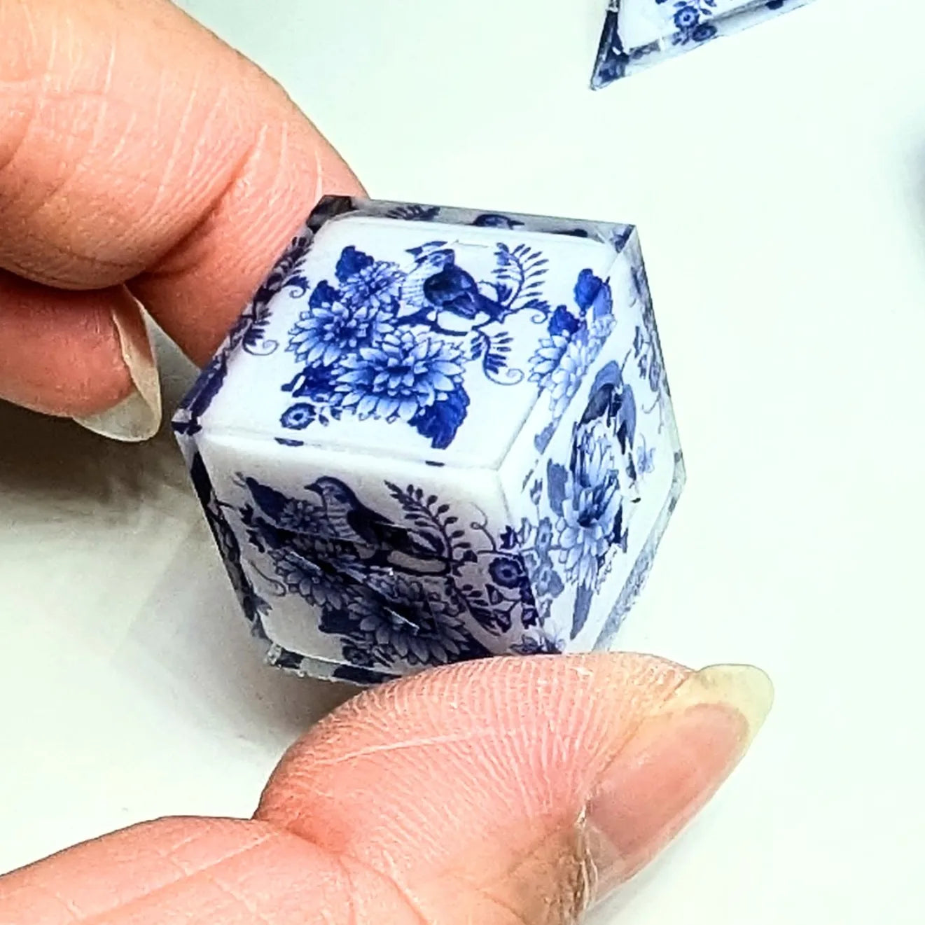 Qing Hua Bird Washi Tape Dice Set