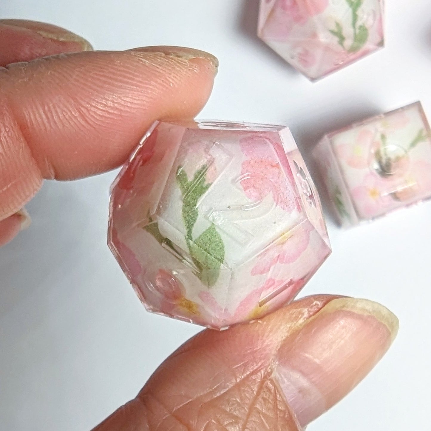 Budding Sakura Washi Tape Dice Set