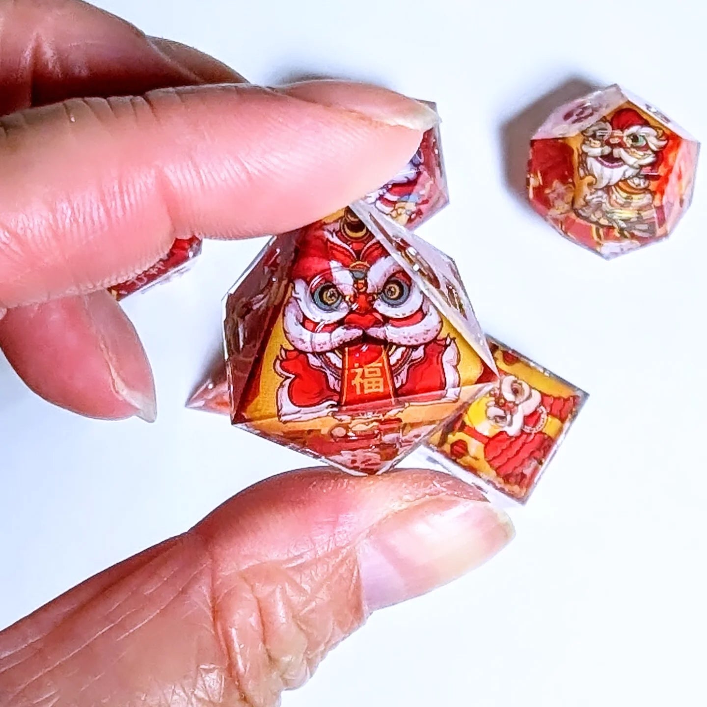 Lion Dance Washi Tape Dice Set