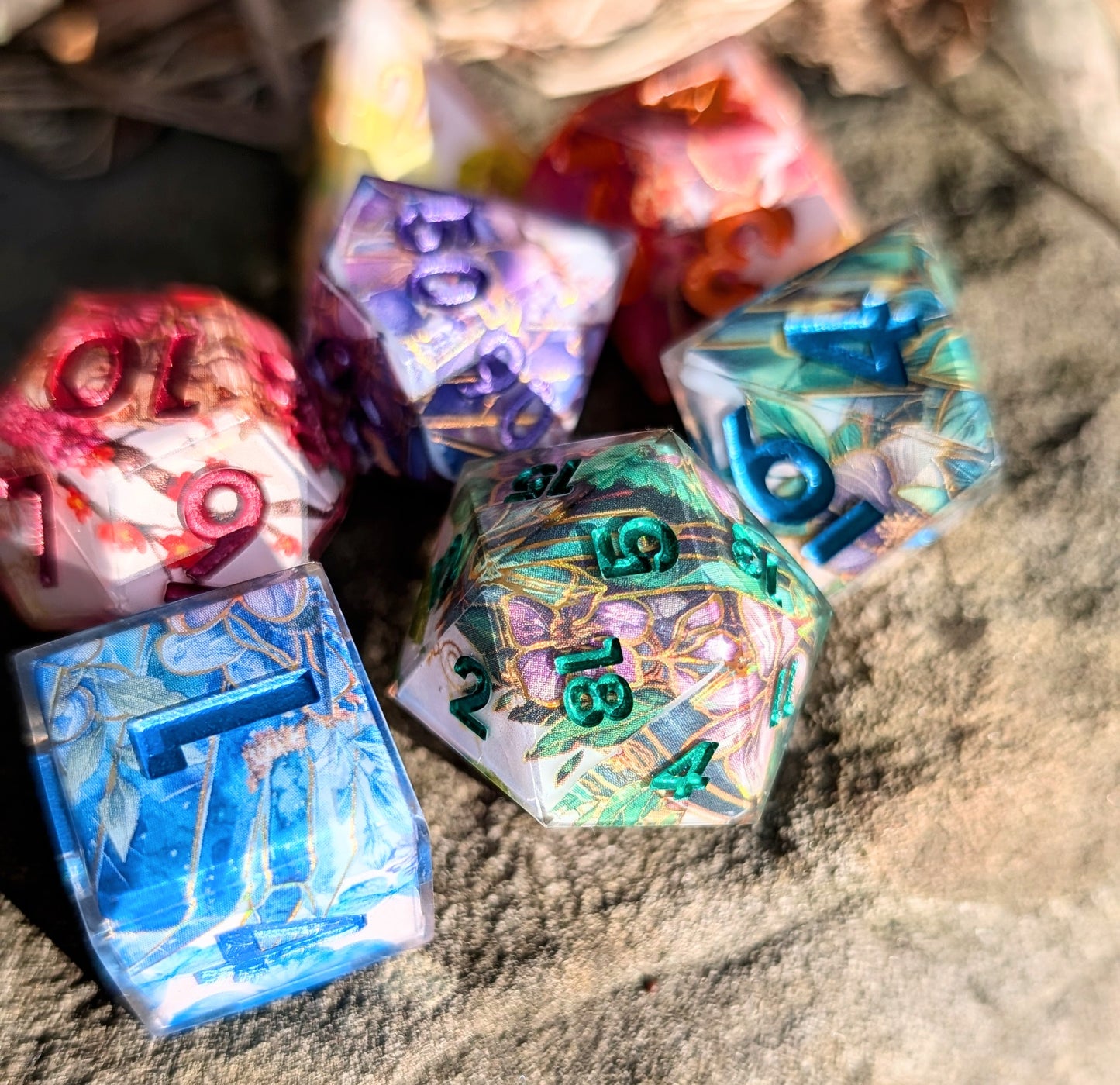 Gems of Spring Washi Tape Dice Set