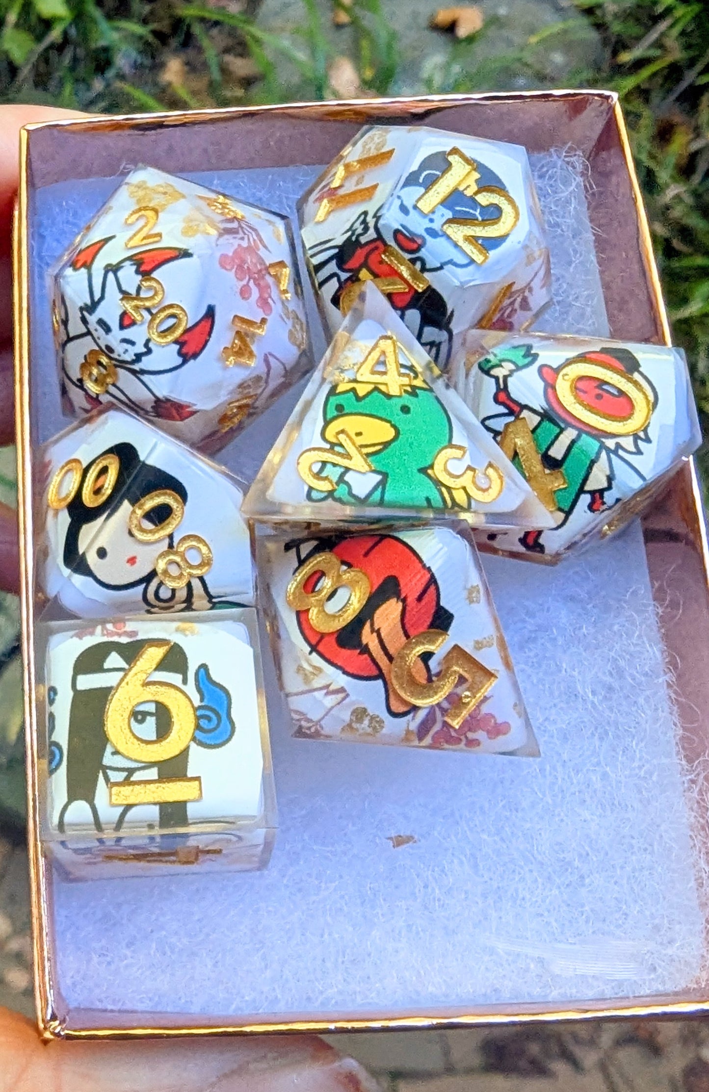 Yokai Assembly Washi Tape Dice Set
