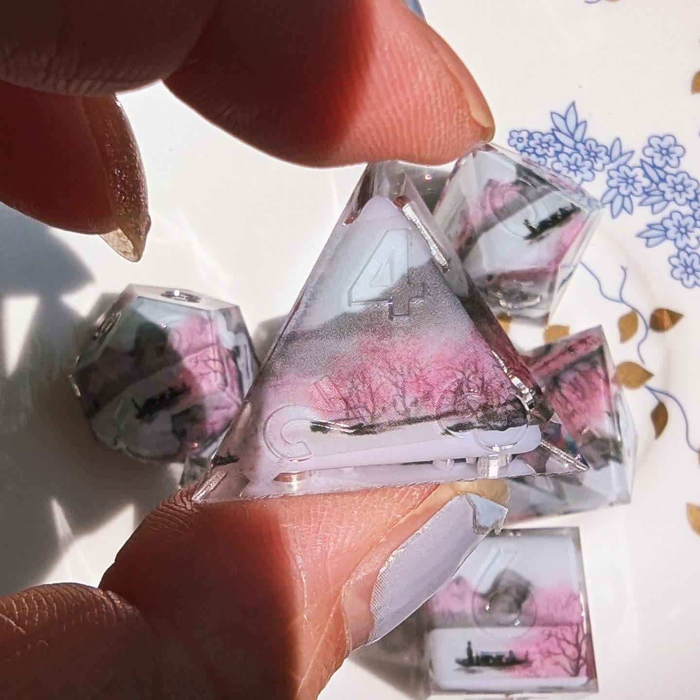 Traveling Water Washi Tape Dice Set