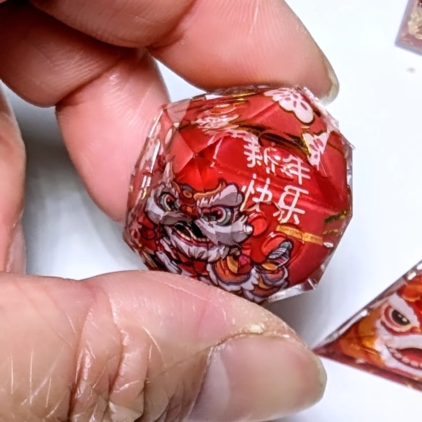 Lion Dance Washi Tape Dice Set