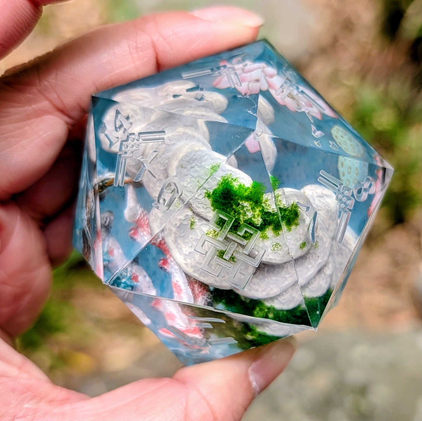 Koi Pond Keeper of Peace 55mm Diorama Kanji Chonk