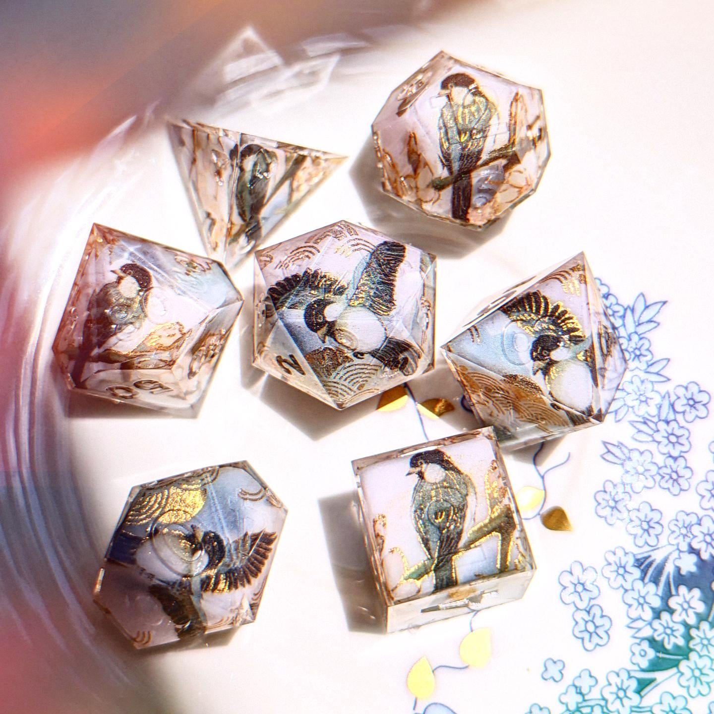 Bird Call Chinoise Dice Set