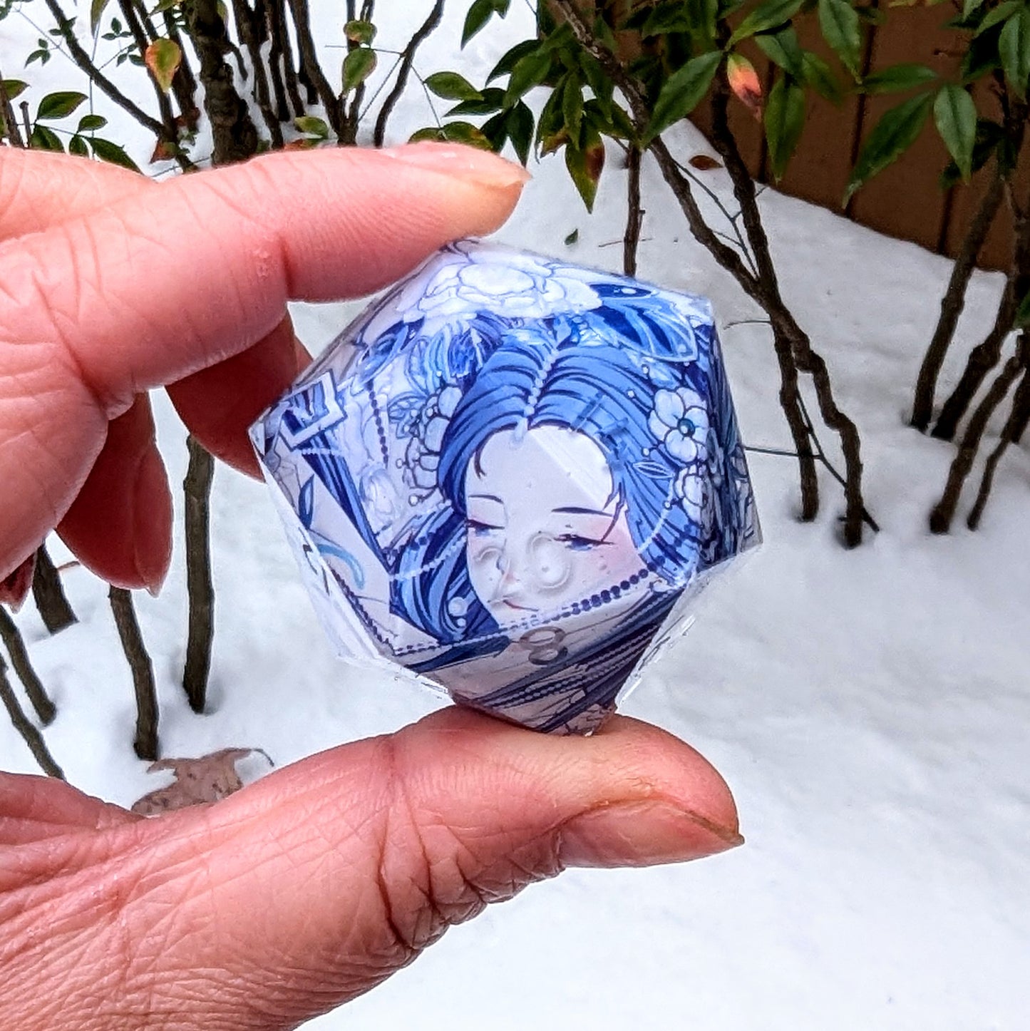 Porcelain Hanfu Girl Washi Tape 35mm Chonk