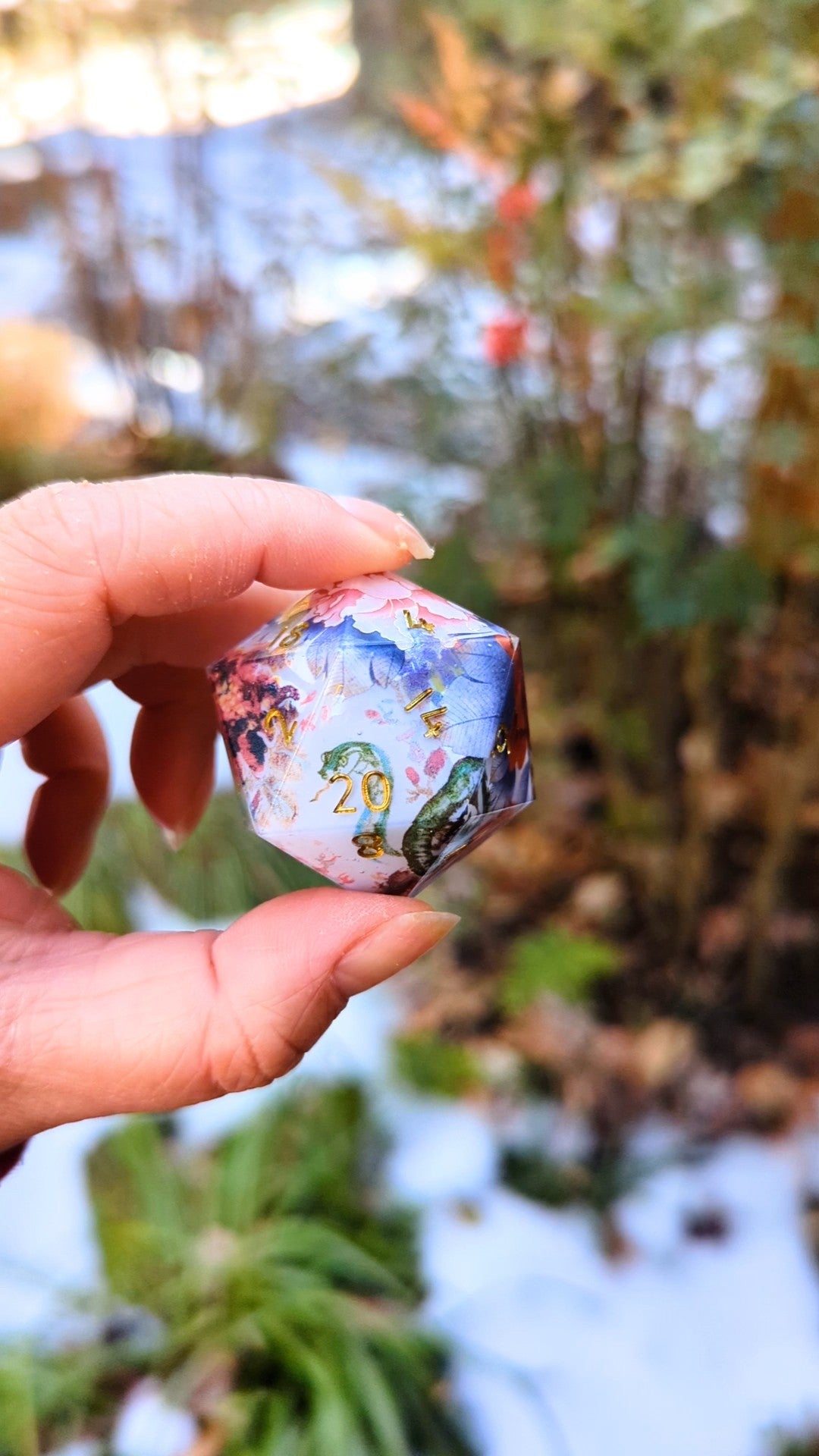Snake Peony Washi Tape 35mm Chonk