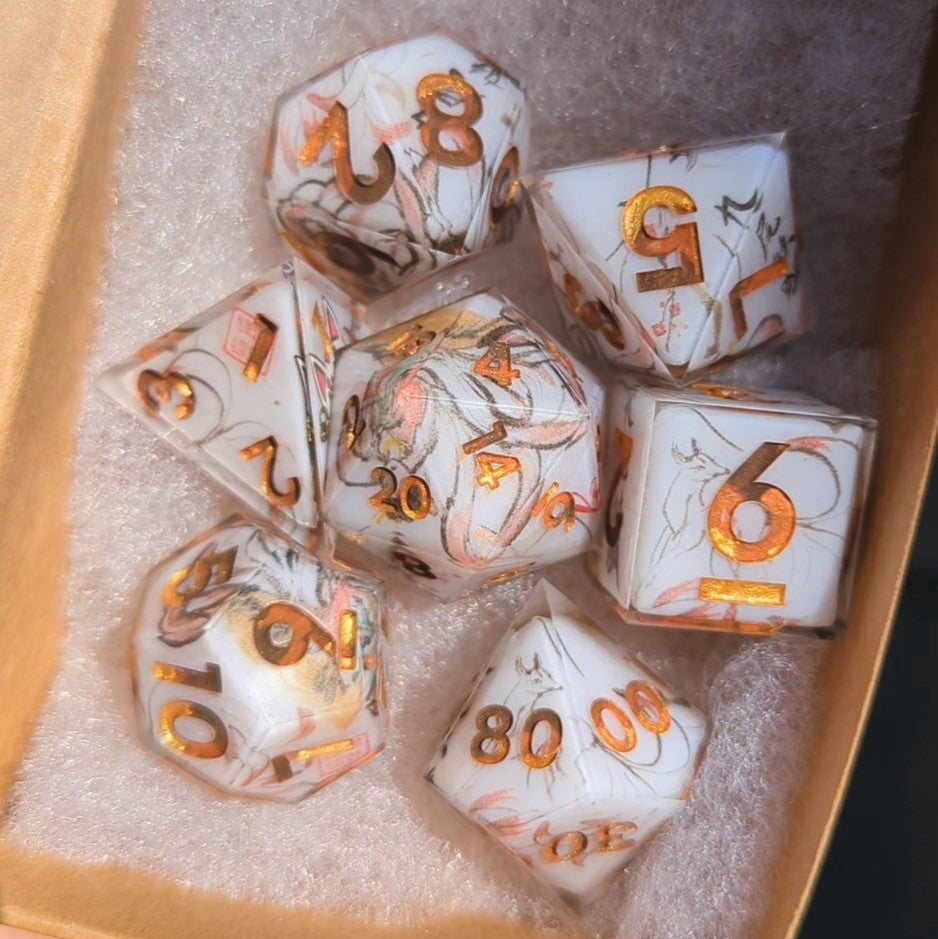 Nine Tailed Fox Washi Tape Dice Set