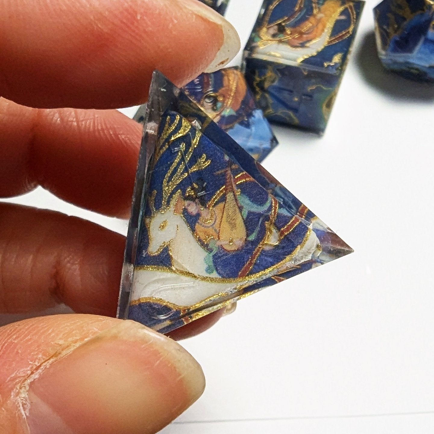 Moon Goddess Red Ribbon Fate Washi Tape Dice Set