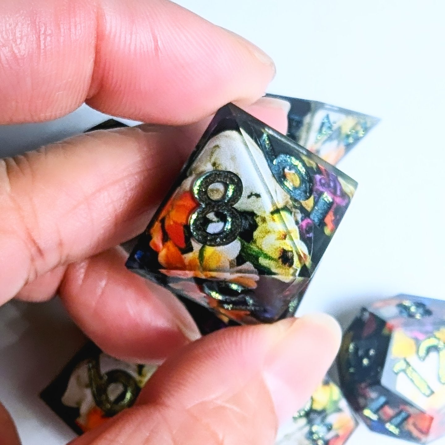 Memento Mori Tigris Bengal Washi Tape Dice Set