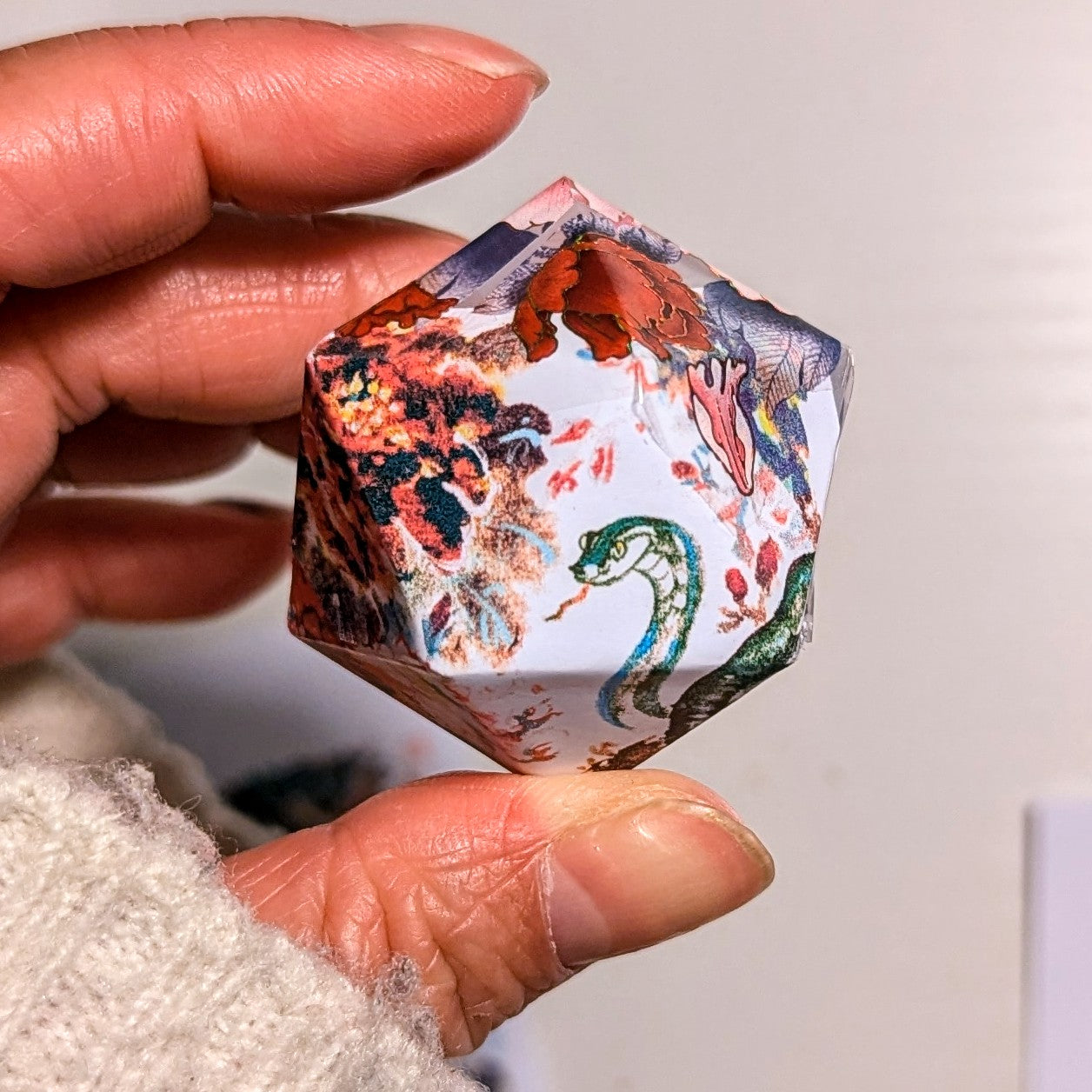 Snake Peony Washi Tape 35mm Chonk