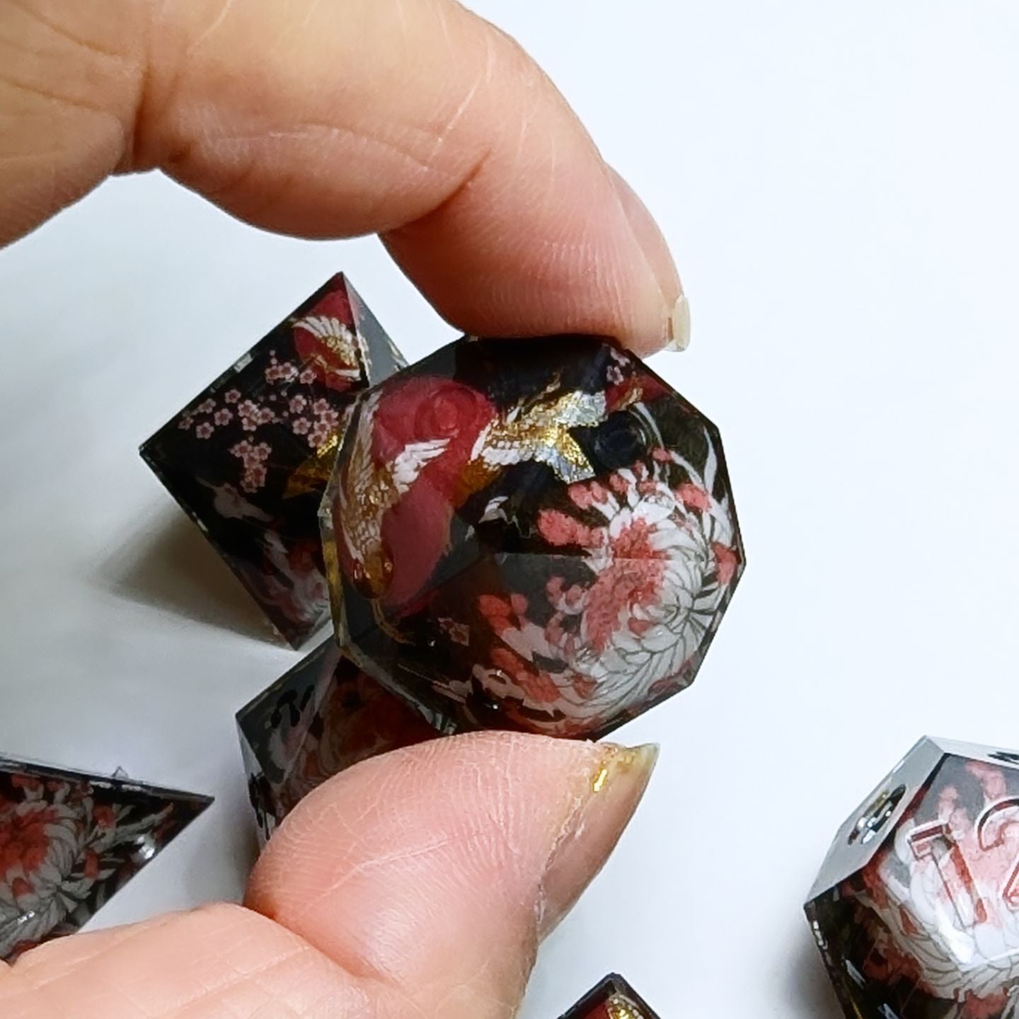 Bloody Chrysanthemum Washi Tape Dice Set