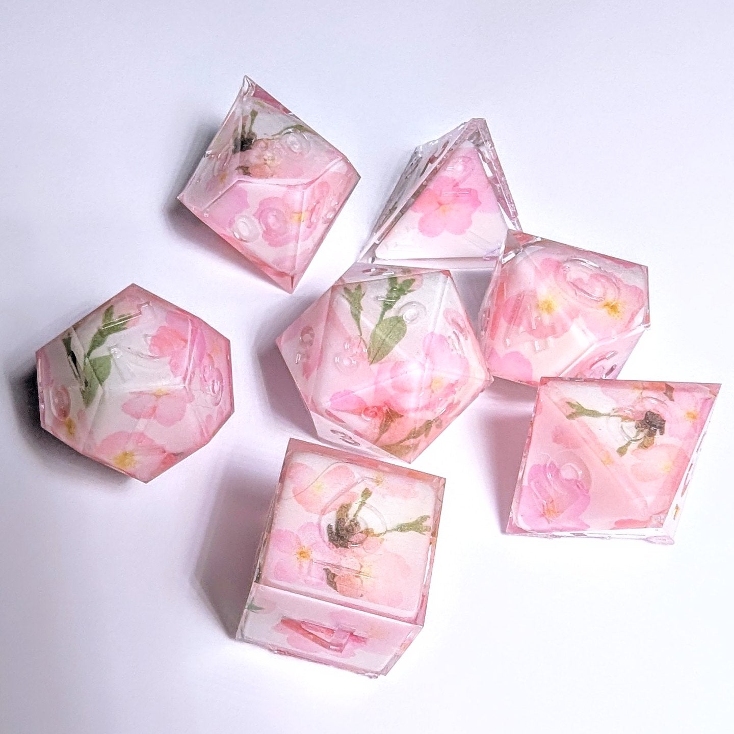 Budding Sakura Washi Tape Dice Set