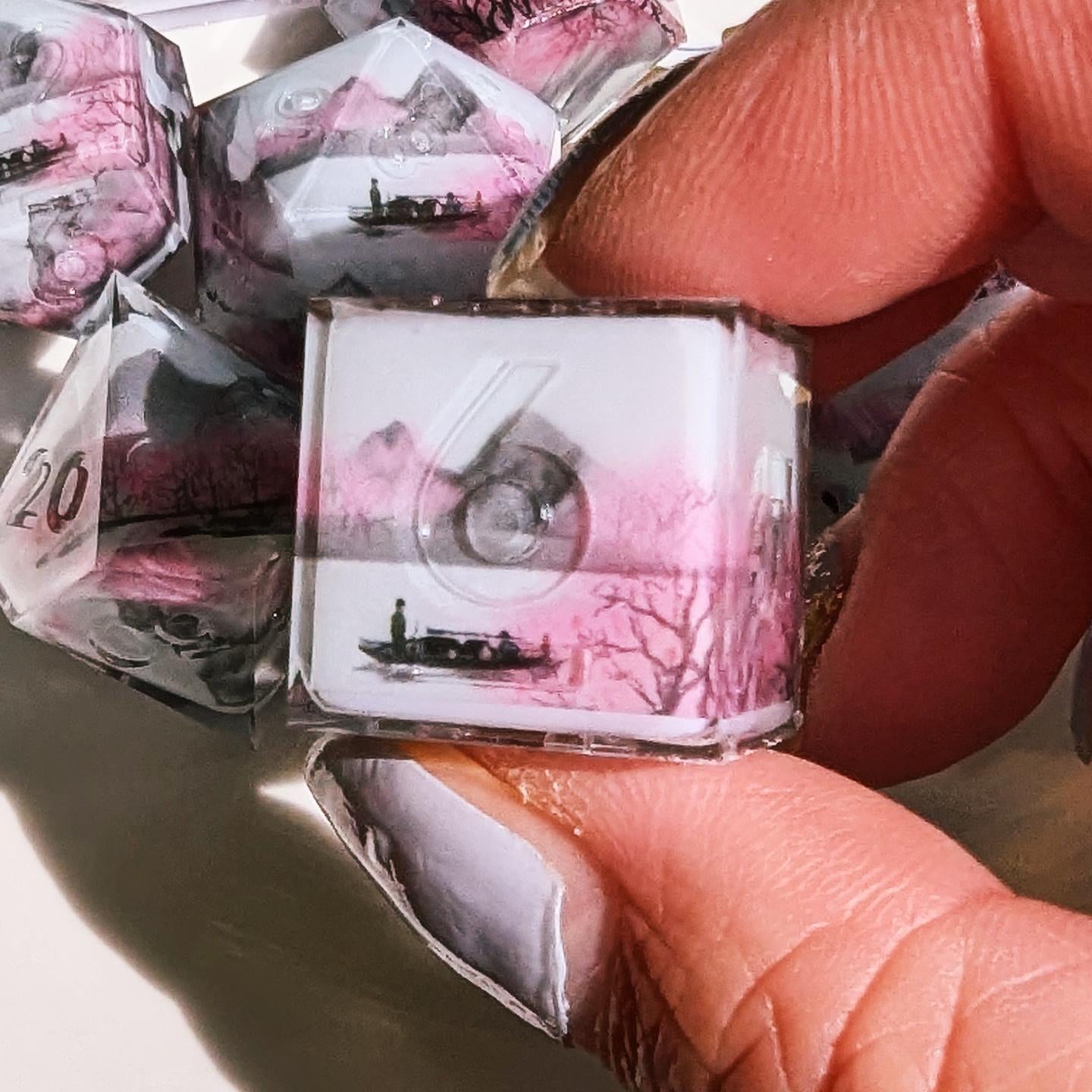 Traveling Water Washi Tape Dice Set