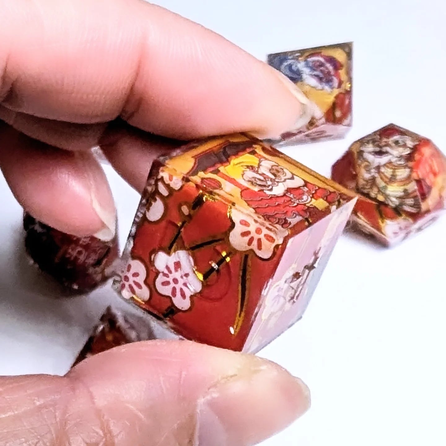 Lion Dance Washi Tape Dice Set