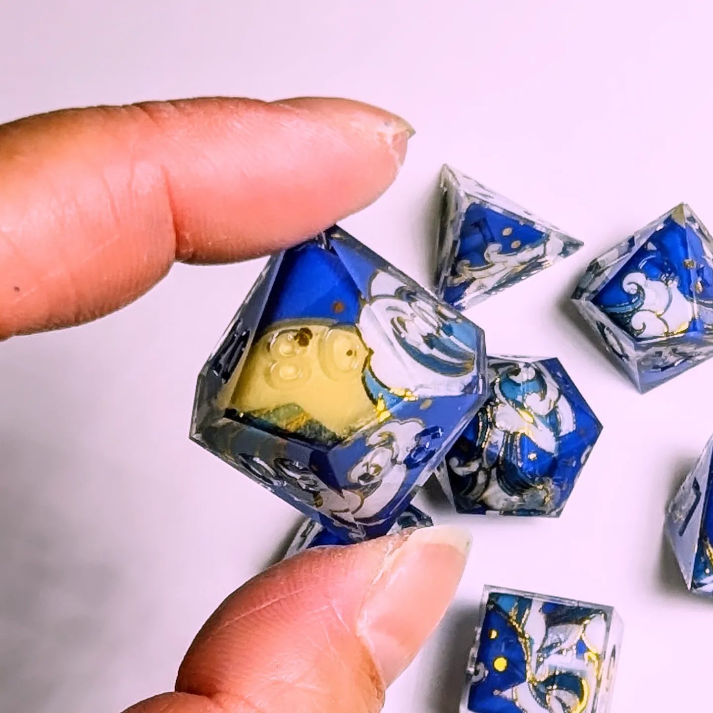 Blue Wave Washi Tape Dice Set