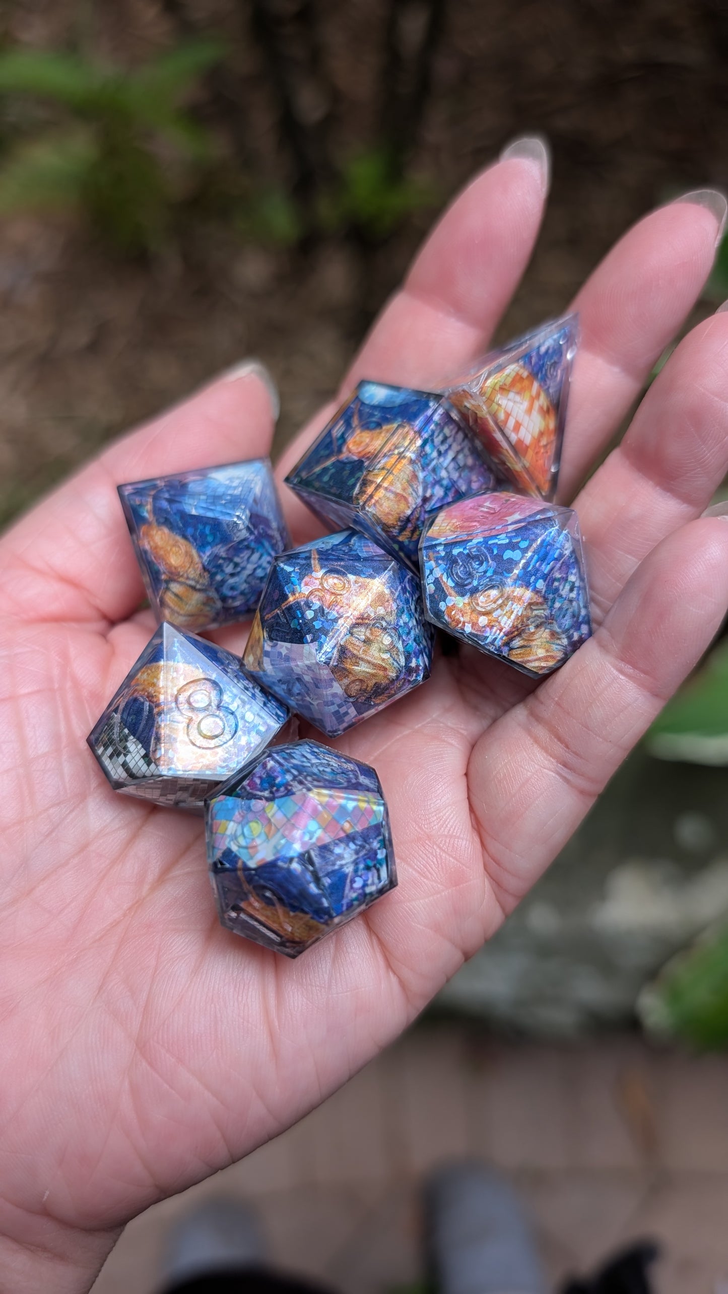 Disco Snail Washi Tape Dice Set