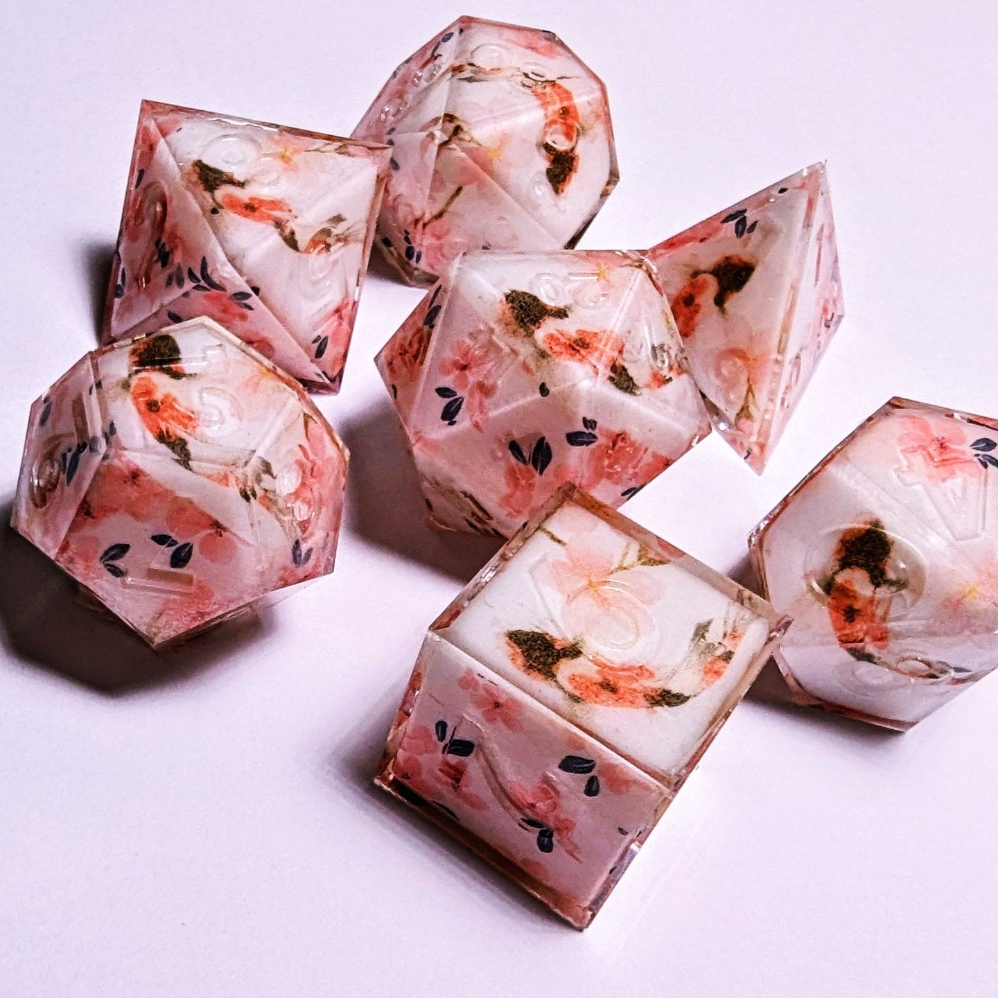 Sakura Koi Red Washi Tape Dice Set
