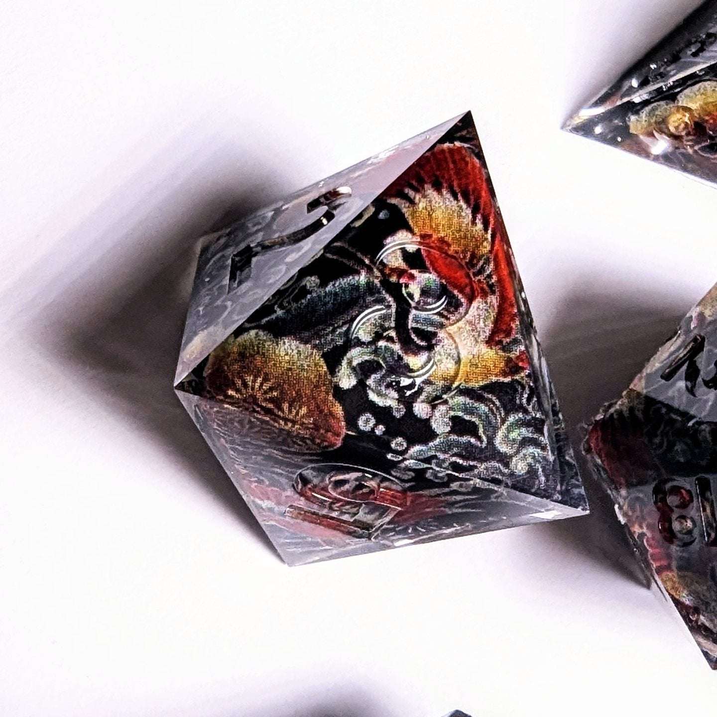 Crane Over Waves Washi Tape Dice Set