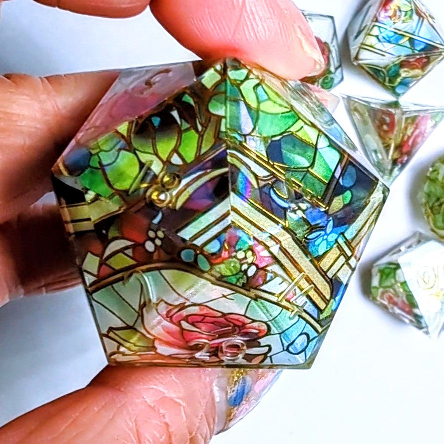 Stained Glass Rose 35mm Chonk Washi Tape