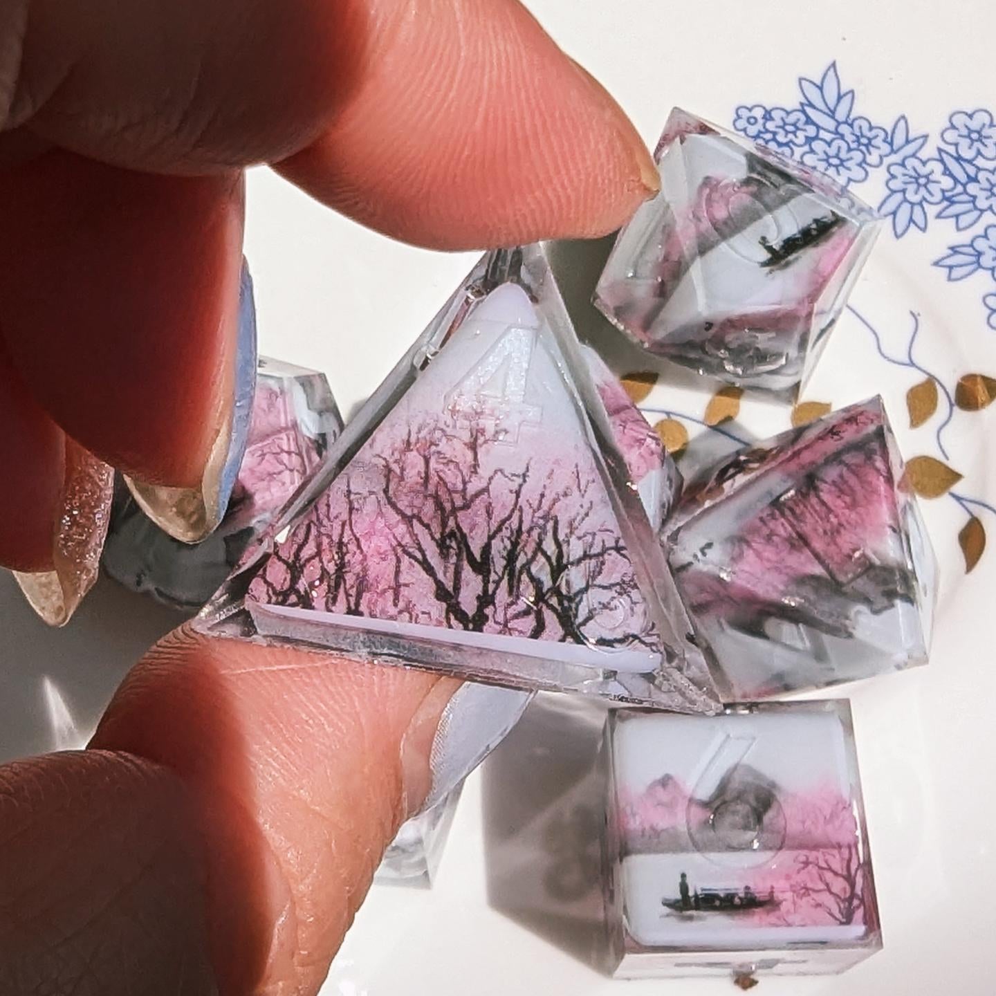Traveling Water Washi Tape Dice Set