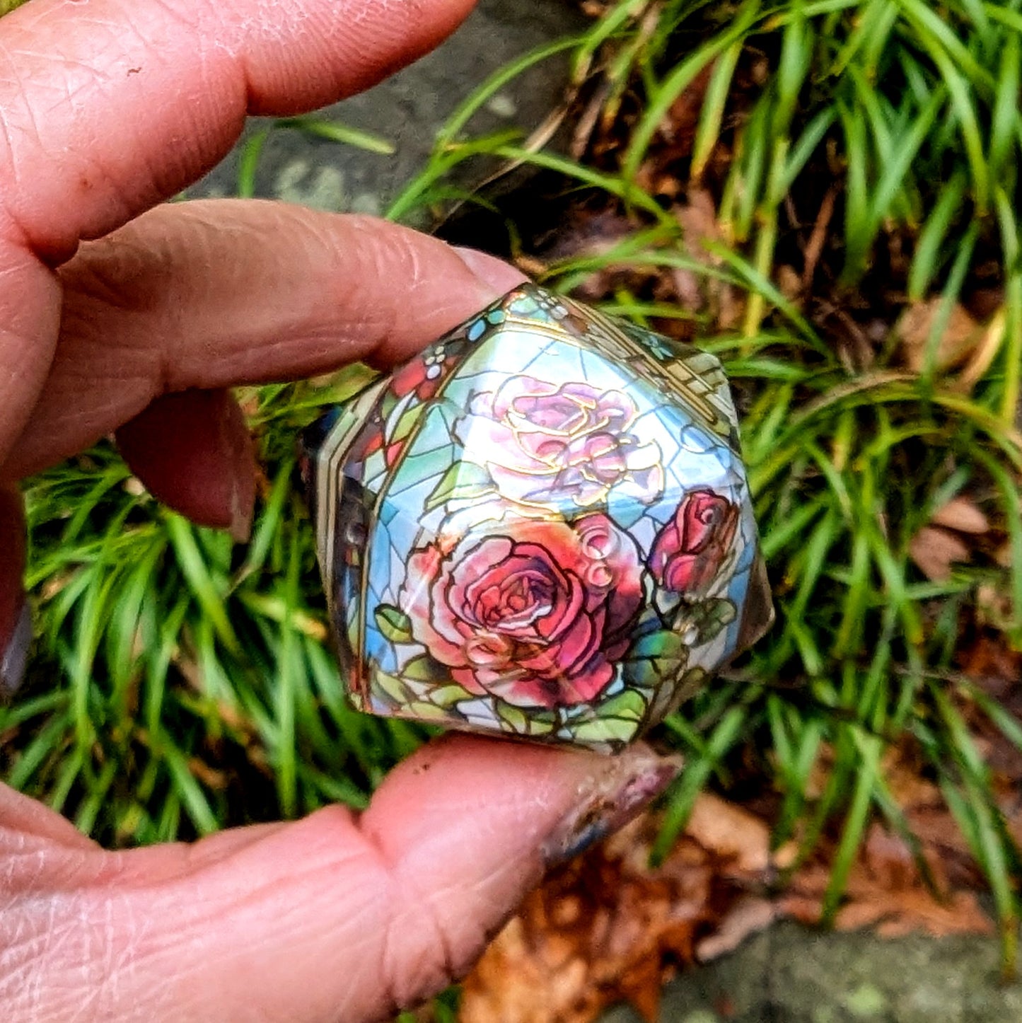 Stained Glass Rose 35mm Chonk Washi Tape