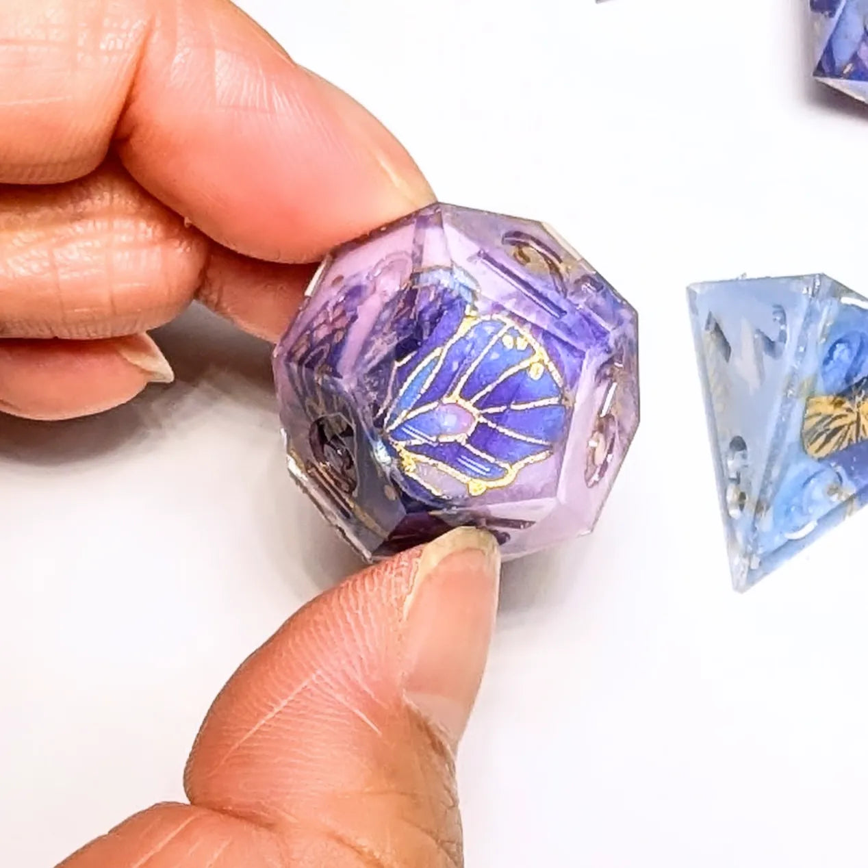Butterfly Noble Virtue Day Washi Tape Dice Set