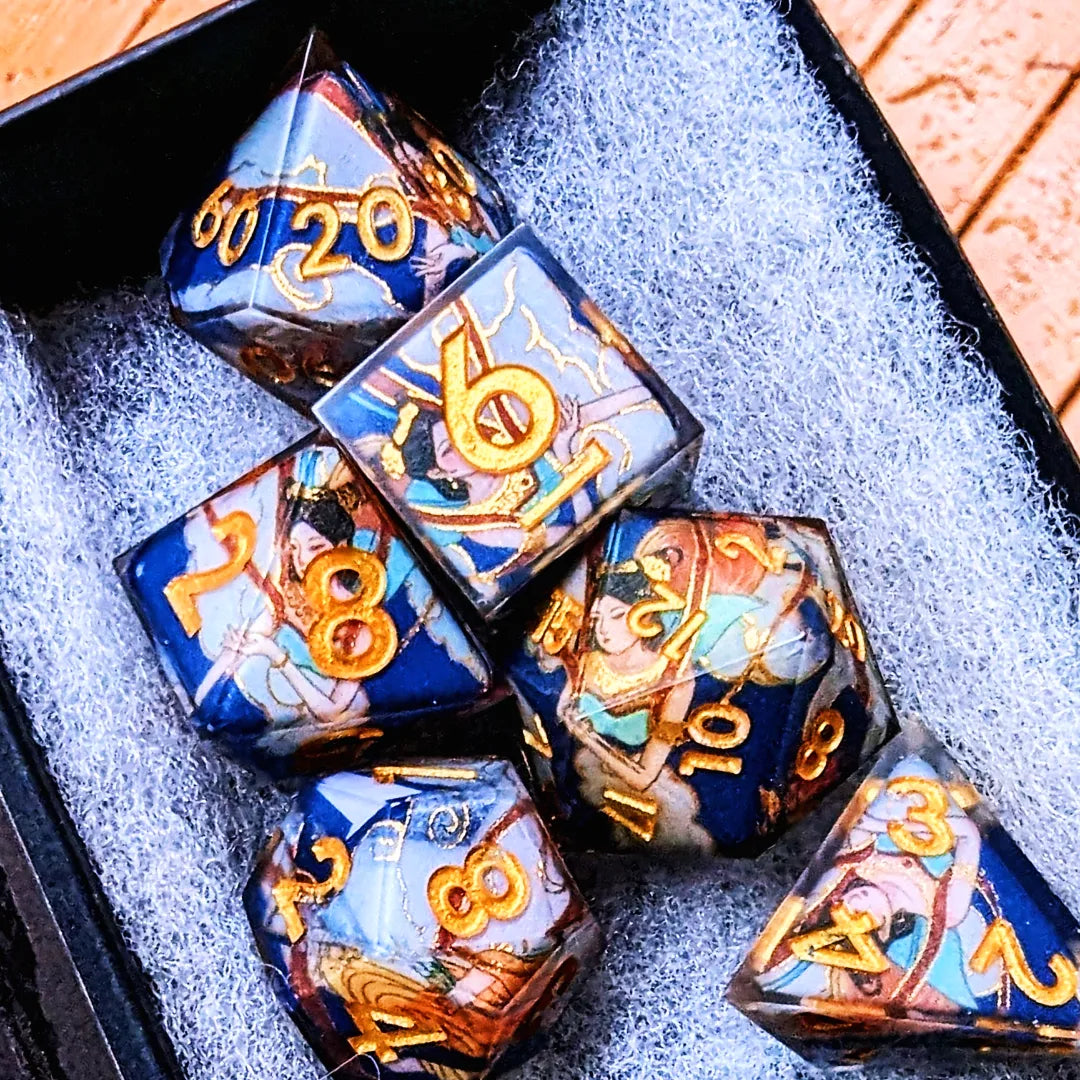 Goddess in the Cloud Washi Tape Dice Set