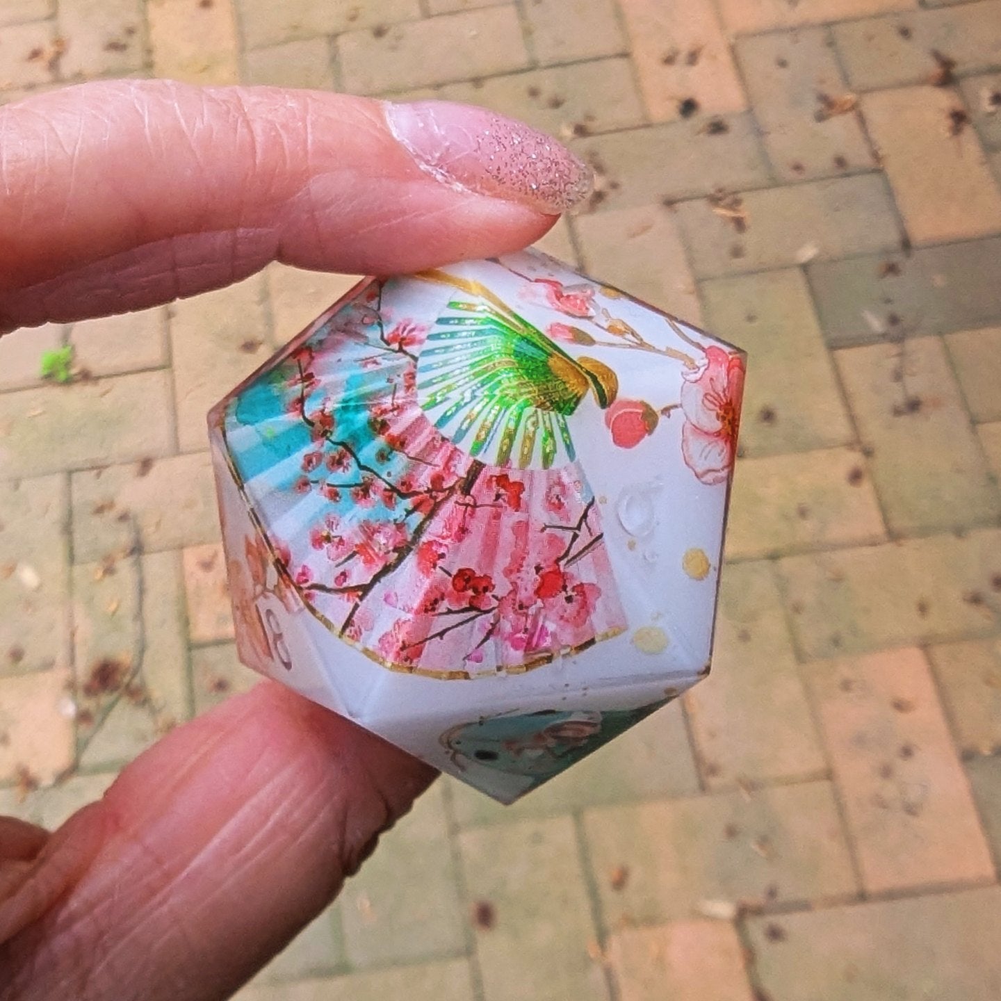 Vibrant Koi in Teal Washi Tape 35mm Chonk