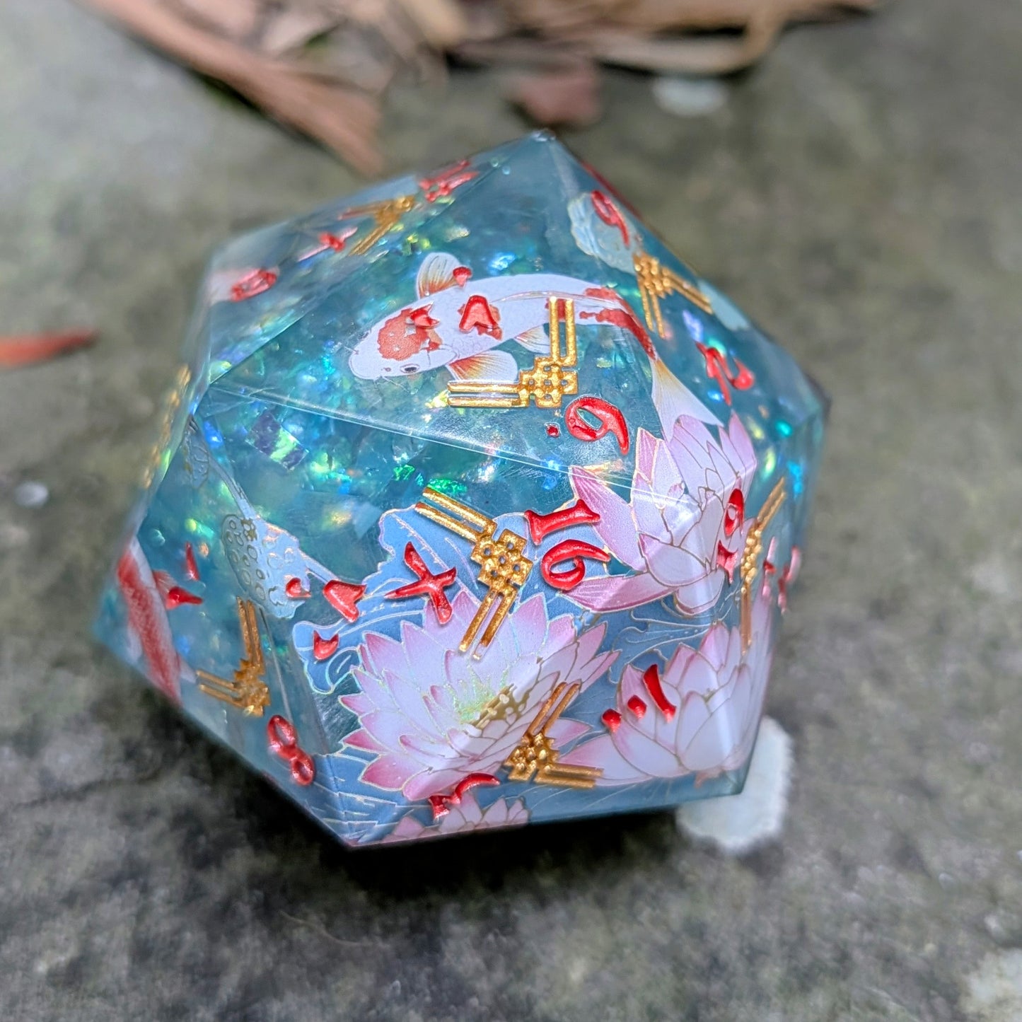 Shimmer Lotus Reflection 55mm Kanji Washi Tape D20 Chonk