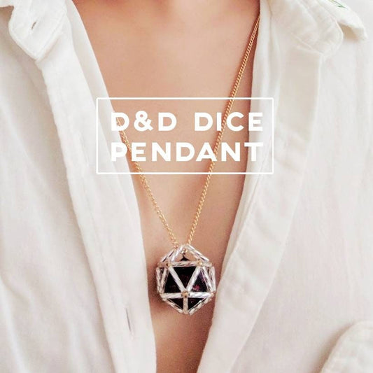Customizable D&D D20 Pendant Necklace