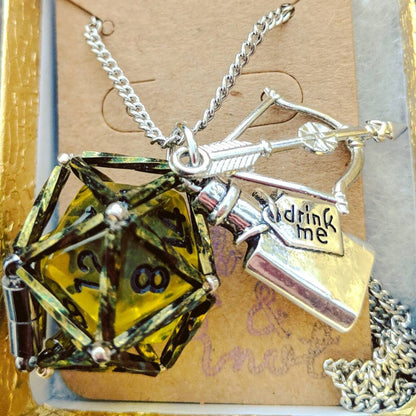 Critical Role Mighty Nein Inspired D20 Necklaces