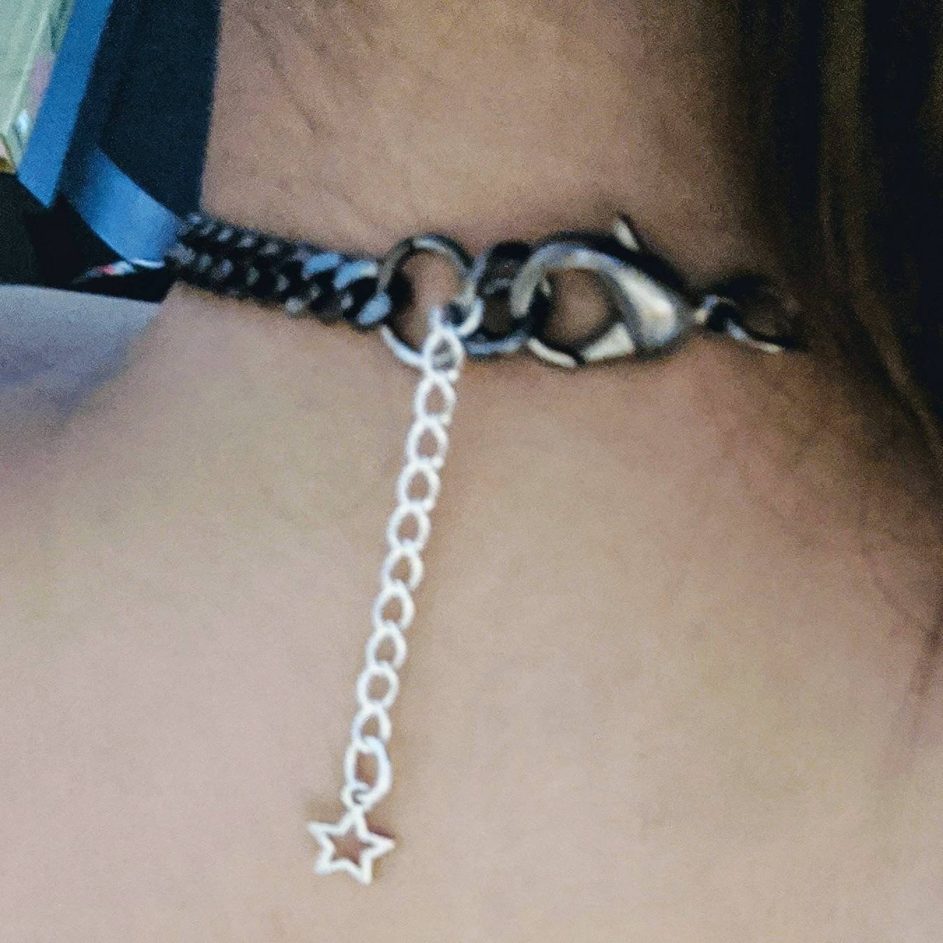 D20 Choker Necklace Heavy Chain