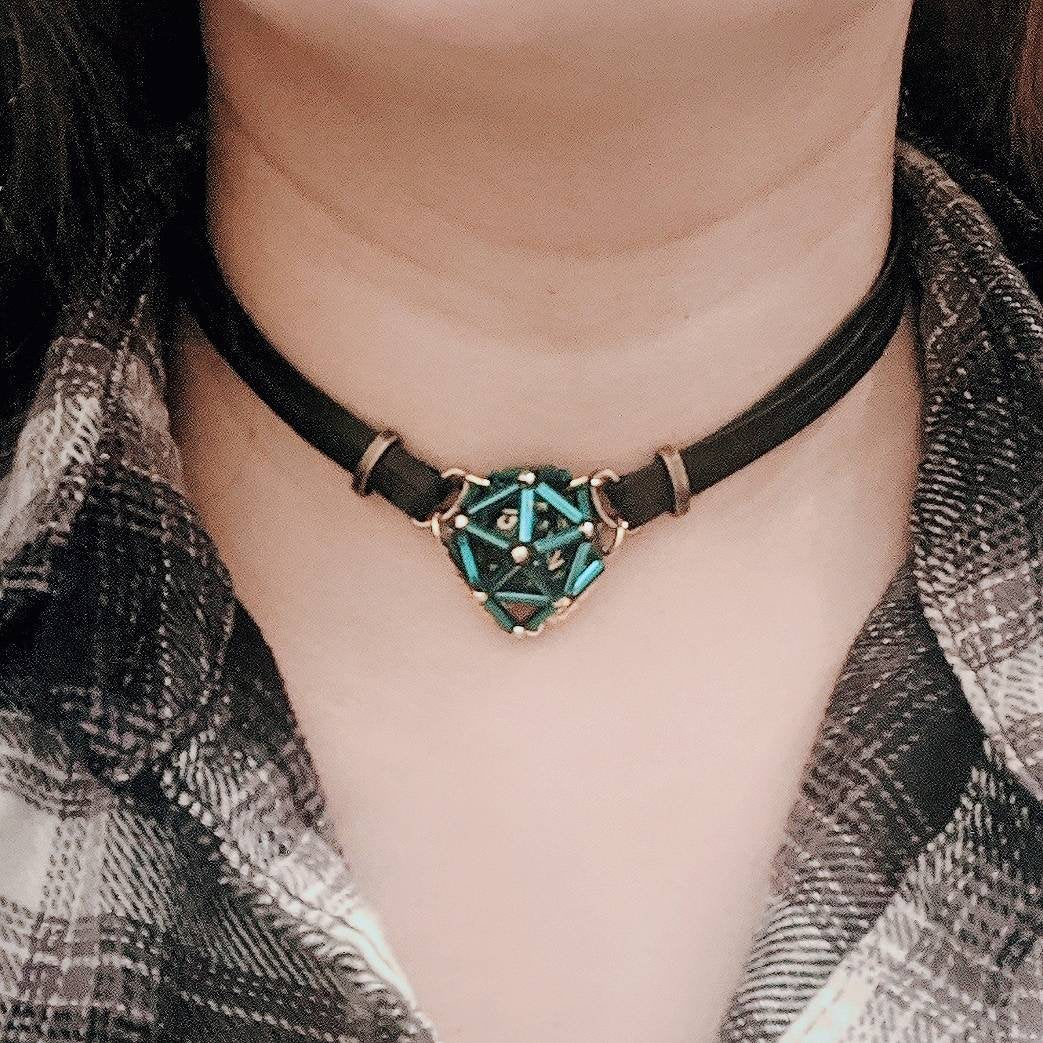 Removable selling D20 Beaded Necklace