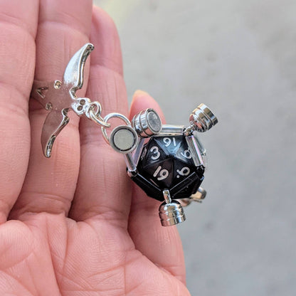 Critical Role Yasha inspired mini removable D20 Necklace