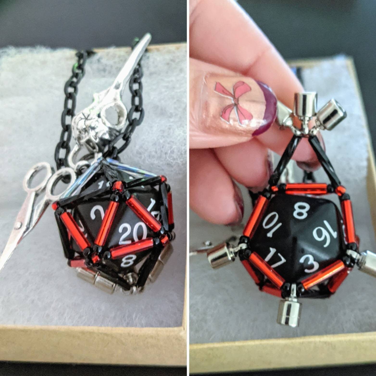 Critical Role Campaign 3 Bells Hells Inspired D20 Necklaces
