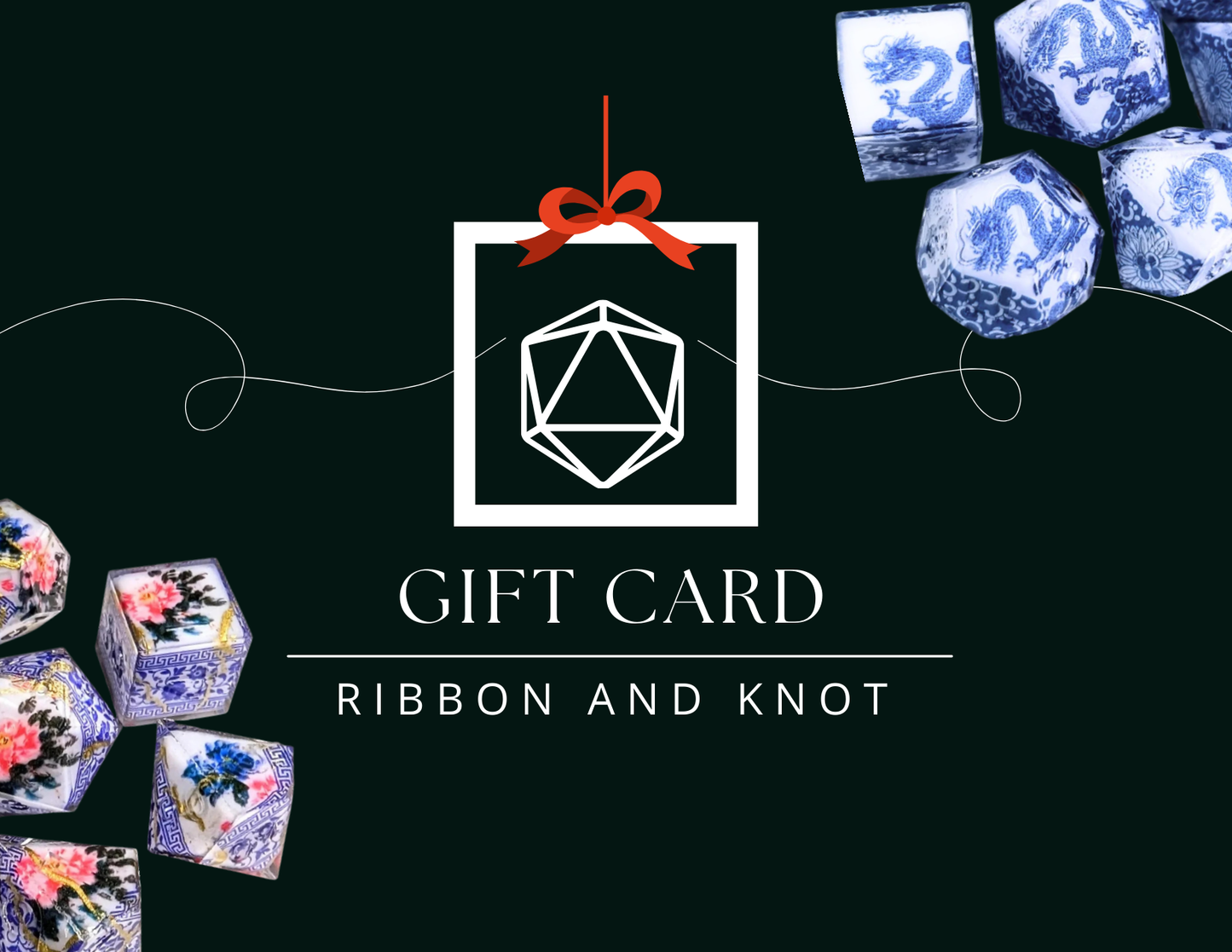Ribbon and Knot Gift Card