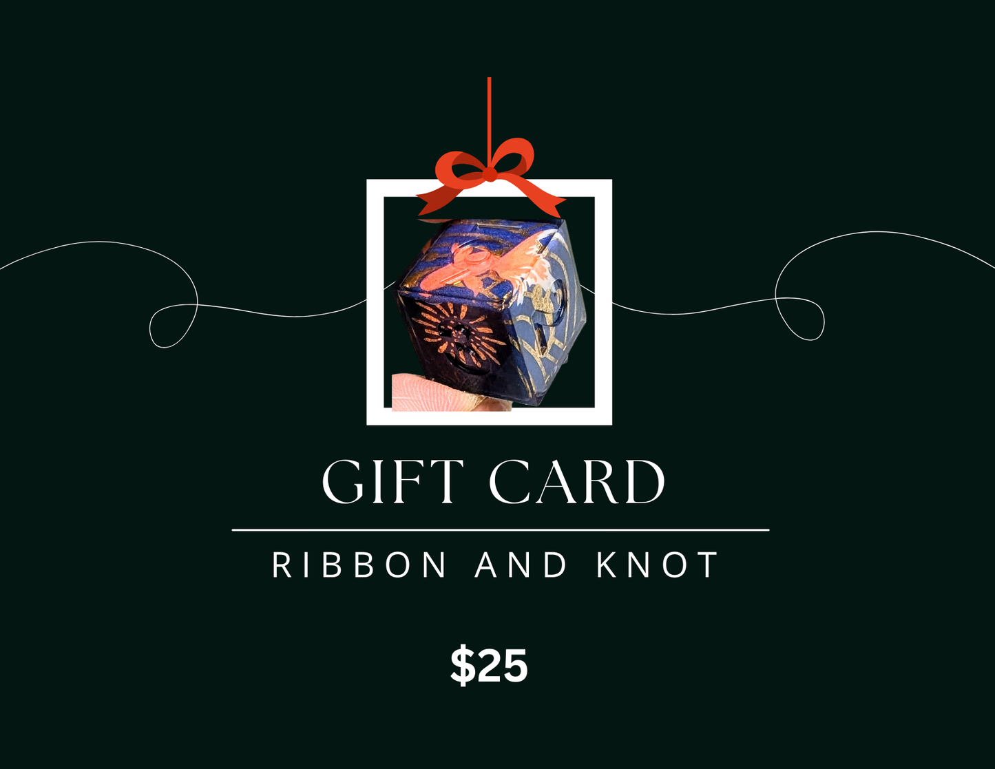 Ribbon and Knot Gift Card