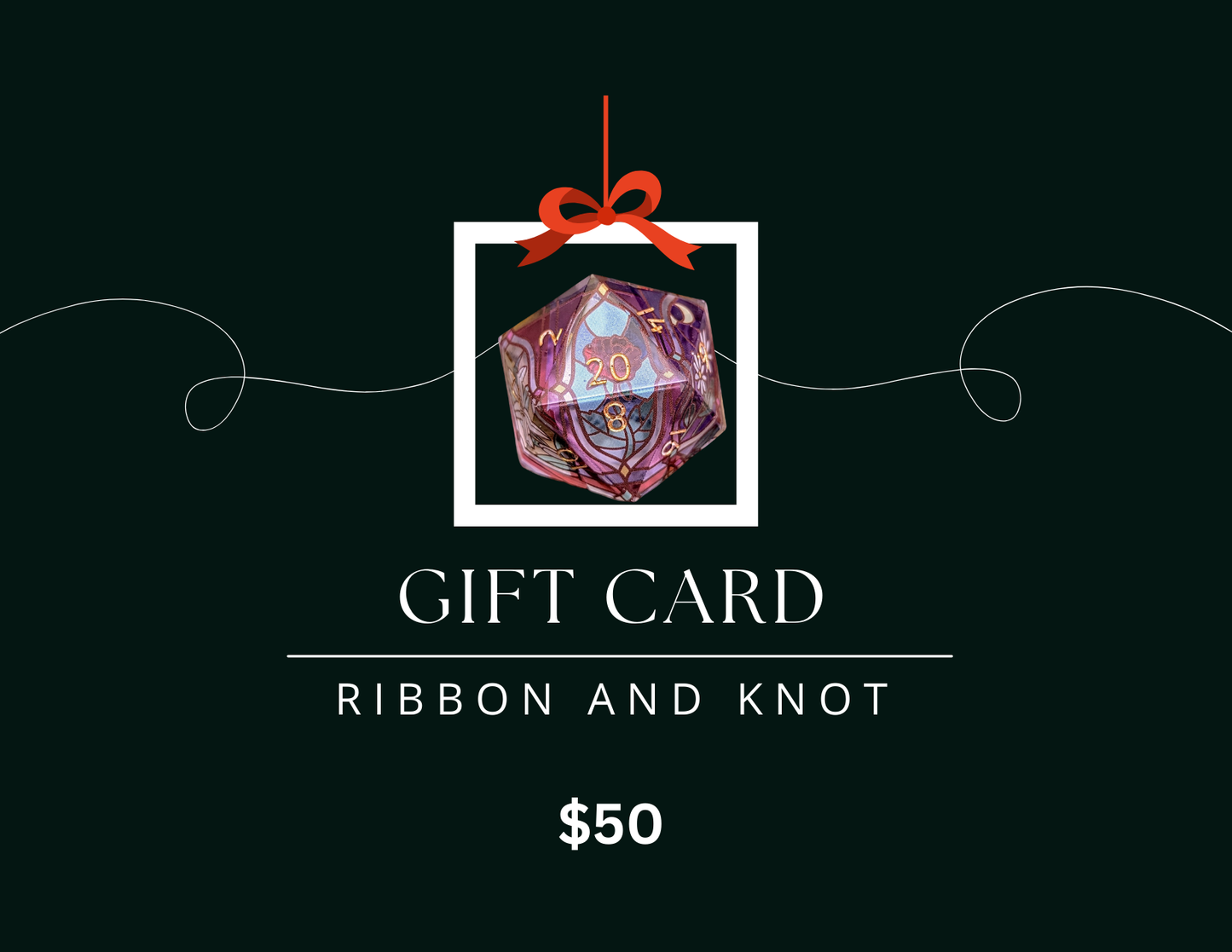 Ribbon and Knot Gift Card