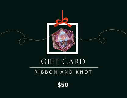 Ribbon and Knot Gift Card